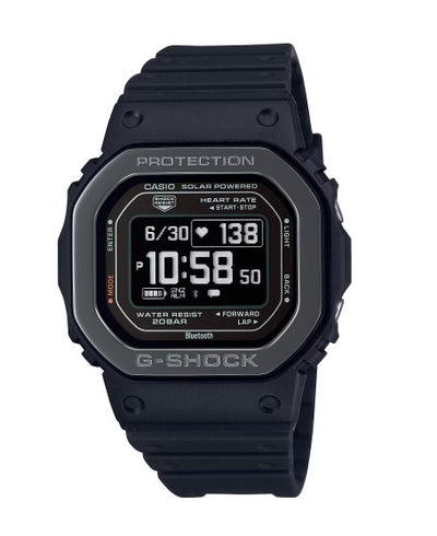G-Shock DWH5600MB1CR Move 5600 Series Sports Fitness Tracker, Black Band, Black Digital Display, Compatible w/Casio Watches App