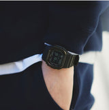 G-Shock DWH5600MB1CR Move 5600 Series Sports Fitness Tracker, Black Band, Black Digital Display, Compatible w/Casio Watches App