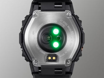 G-Shock DWH5600MB1CR Move 5600 Series Sports Fitness Tracker, Black Band, Black Digital Display, Compatible w/Casio Watches App