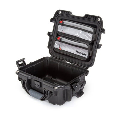 Nanuk 905AMMO1 905 Ammo Case Waterproof Black with White Target Logo Resin & Metal Eyelets Holds 525rds of 223 Rem