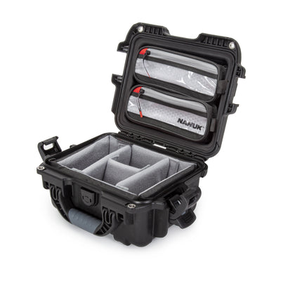 Nanuk 905AMMO1 905 Ammo Case Waterproof Black with White Target Logo Resin & Metal Eyelets Holds 525rds of 223 Rem