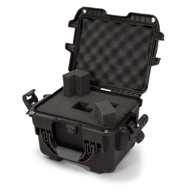 Nanuk 9081001 908  Waterproof Black Resin with Foam Padding & Airline Approved 9.50" L x 7.50" W x 7.50" H Interior Dimensions