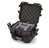 Nanuk 9081001 908  Waterproof Black Resin with Foam Padding & Airline Approved 9.50" L x 7.50" W x 7.50" H Interior Dimensions