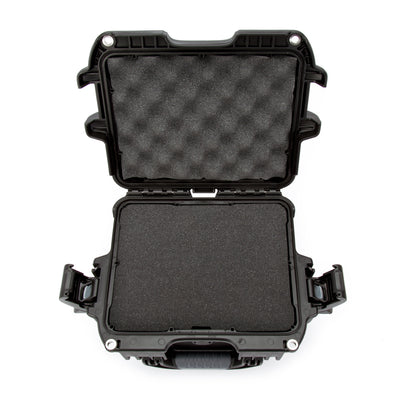 Nanuk 9081001 908  Waterproof Black Resin with Foam Padding & Airline Approved 9.50" L x 7.50" W x 7.50" H Interior Dimensions