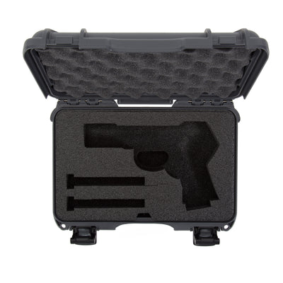 Nanuk 909CLASG7 909 Classic Gun Case Waterproof Graphite Resin w/ Closed-Cell Foam Padding 11.44" L x 7" W x 3.68" H Interior Dimensions