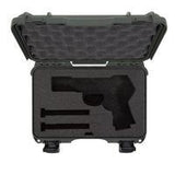Nanuk 909CLASG6 909 Classic Gun Case Waterproof & Airline Approved Olive Polyethylene w/ Closed-Cell Foam 11.44" L x 7" W x 3.68" H Interior Dimensions