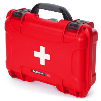 Nanuk 909FSA9 909 First Aid Case Red Resin with Latches 11.40