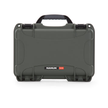 Nanuk 9091006 909 Waterproof & Airline Approved Olive Resin w/ Cubed Foam 11.44