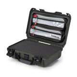 Nanuk 9091006 909 Waterproof & Airline Approved Olive Resin w/ Cubed Foam 11.44" L x 7" W x 3.68" H Interior Dimensions