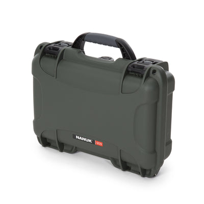 Nanuk 9091006 909 Waterproof & Airline Approved Olive Resin w/ Cubed Foam 11.44" L x 7" W x 3.68" H Interior Dimensions