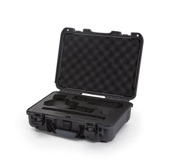 Nanuk 910CLASG7 910 Classic 2 Up Pistol Case Graphite Polymer w/ Latches & Closed-Cell Foam Padding 13.20