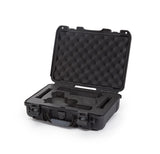 Nanuk 910CLASG1 910 Classic 2 Up Pistol Case Black Polymer w/ Latches & Closed-Cell Foam Padding 13.20" L x 9.20" W x 4.10 " H Interior Dimensions