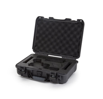 Nanuk 910GLOCK7 910 Glock Compatible 2 Up Pistol Case Graphite Resin w/ Closed-Cell Foam Padding 13.20" L x 9.20" W x 4.10" H Interior Dimensions
