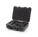 Nanuk 910GLOCK6 910 Glock Compatible 2 Up Pistol Case Olive Polymer w/ Latches Closed-Cell Foam Padding & Airline Approved 13.20" L x 9.20" W x 4.10" H Interior Dimensions