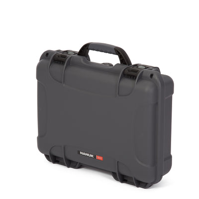 Nanuk 9101007 910  Waterproof Graphite Resin with Foam Padding & Airline Approved 13.20" L x 9.20" W x 4.10" H Interior Dimensions