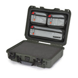 Nanuk 9101006 910  Waterproof Olive Resin with Foam Padding & Airline Approved 13.20" L x 9.20" W x 4.10" H Interior Dimensions