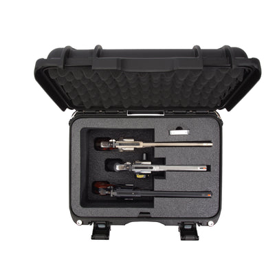 Nanuk 918REV01 918 3 Up Revolver Case Black Polymer w/ Foam Padding & Latches 14.90" L x 9.80" W x 8.60" H Interior Dimensions