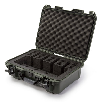 Nanuk 9254UP6 925 4 UP Pistol Case Waterproof Olive Resin w/ Closed-Cell Foam Padding 17" L x 11.80" W x 6.40" H Interior Dimensions