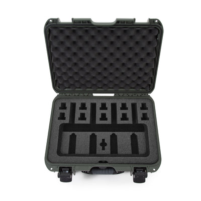 Nanuk 9254UP6 925 4 UP Pistol Case Waterproof Olive Resin w/ Closed-Cell Foam Padding 17" L x 11.80" W x 6.40" H Interior Dimensions