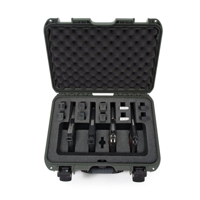 Nanuk 9254UP6 925 4 UP Pistol Case Waterproof Olive Resin w/ Closed-Cell Foam Padding 17" L x 11.80" W x 6.40" H Interior Dimensions