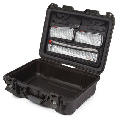 Nanuk 9254UP1 925 4 UP Pistol Case Waterproof Black Resin w/ Closed-Cell Foam Padding 17" L x 11.80" W x 6.40" H Interior Dimensions