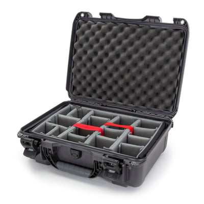 Nanuk 9254UP7 925 4 Up Gun Case Waterproof Graphite Resin w/ Closed-Cell Foam Padding 17" L x 11.80" W x 6.40" H Interior Dimensions