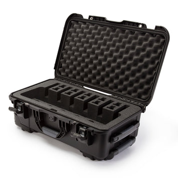 Nanuk 9356UP1 935 6 Up Pistol Case Black Polymer w/ Closed-Cell Foam Padding 22