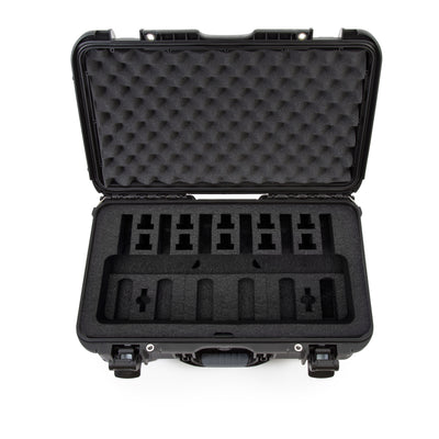 Nanuk 9356UP1 935 6 Up Pistol Case Black Polymer w/ Closed-Cell Foam Padding 22" L x 14" W x 9" H Interior Dimensions