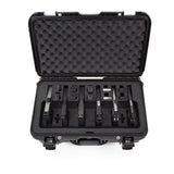 Nanuk 9356UP1 935 6 Up Pistol Case Black Polymer w/ Closed-Cell Foam Padding 22" L x 14" W x 9" H Interior Dimensions