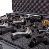 Nanuk 95015UP1 950 15 Up Gun Case Black Polymer w/ Closed-Cell Foam Padding 20.50" L × 15.30" W × 10.10" H Interior Dimensions
