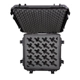 Nanuk 96820UP1 968 20 Up Gun Case Black Polymer w/ Closed-Cell Foam Padding Wheels & Handle 21.50" L × 21.50" W × 11.80" H Interior Dimensions