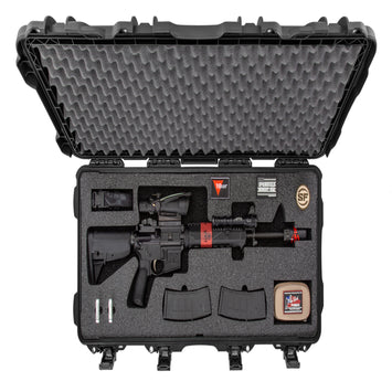 Nanuk 985AR01 985 AR15 Case Black NK-7 Resin w/ Foam Padding Wheels & Handle