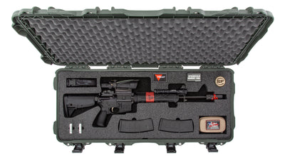 Nanuk 990AR06 990 AR15 Case Waterproof Olive Resin w/ Foam Padding for AR-Platform
