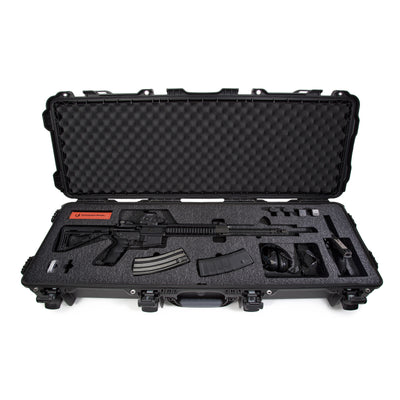 Nanuk 990AR01 990 Black Polymer w/ Foam Padding Lockable Latches & Wheels