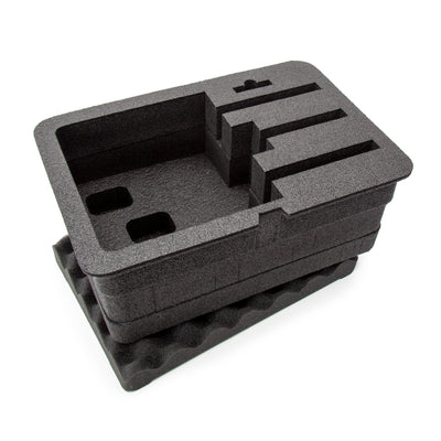 Nanuk 918REV01 918 3 Up Revolver Case Black Polymer w/ Foam Padding & Latches 14.90" L x 9.80" W x 8.60" H Interior Dimensions
