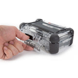 Nanuk 3300011 Nano 330 Water-Resistant Clear Polycarbonate Material with PowerClaw Latches