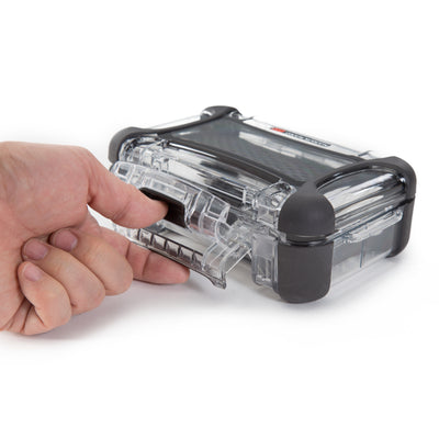Nanuk 3300011 Nano 330 Water-Resistant Clear Polycarbonate Material with PowerClaw Latches