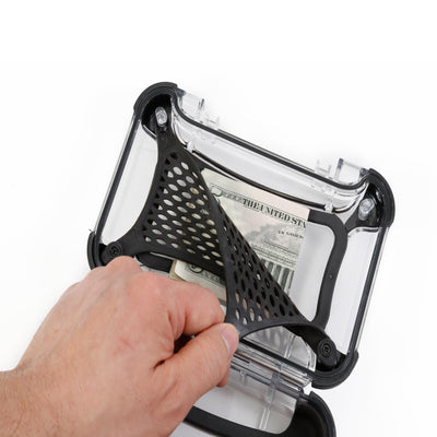 Nanuk 3300011 Nano 330 Water-Resistant Clear Polycarbonate Material with PowerClaw Latches