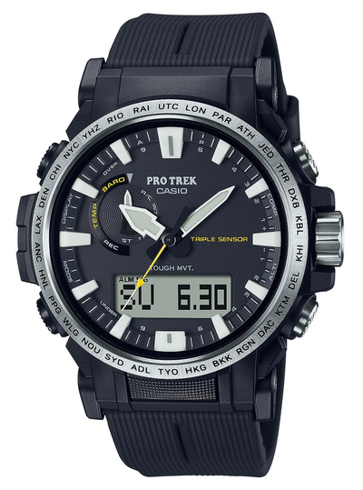 G-shock PRW611A Casio Pro Trek Black Size 145-215mm Features Digital Compass