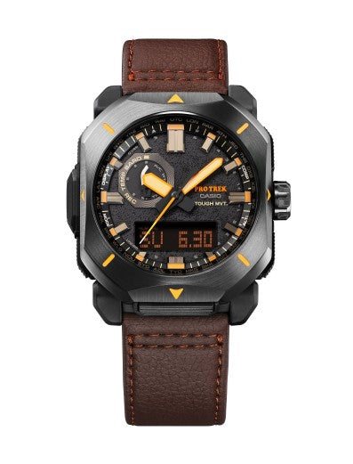G-shock PRW6900YL5 Casio Pro Trek Black/Brown Size 145-215mm Features Digital Compass