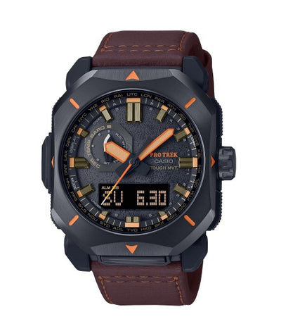 G-shock PRW6900YL5 Casio Pro Trek Black/Brown Size 145-215mm Features Digital Compass