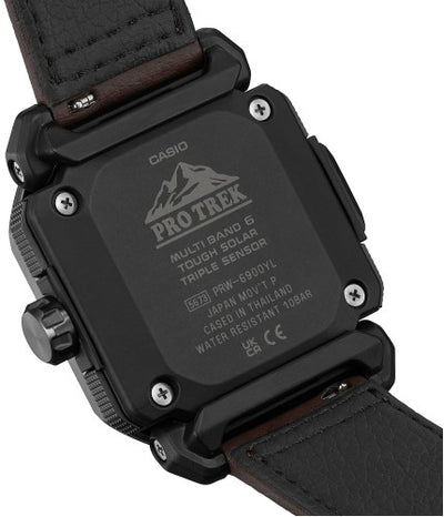 G-shock PRW6900YL5 Casio Pro Trek Black/Brown Size 145-215mm Features Digital Compass