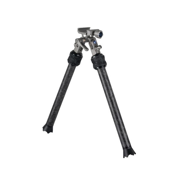 TRICER UL Ultralight Hunting Bipod, Titanium Head, Inverted Carbon Legs