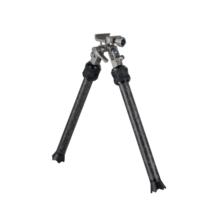 TRICER UL Ultralight Hunting Bipod, Titanium Head, Inverted Carbon Legs