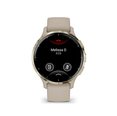 Garmin 0100278502 Venu 3S Fitness Tracker French Grey Band AMOLED Display Compatible w/ iPhone/Android