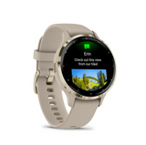Garmin 0100278502 Venu 3S Fitness Tracker French Grey Band AMOLED Display Compatible w/ iPhone/Android