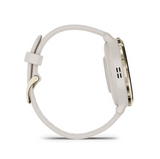Garmin 0100278504 Venu 3S Fitness Tracker Ivory Band AMOLED Display Compatible w/ iPhone/Android